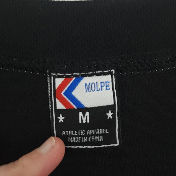 Bad Boy #10 Biggie Smalls Black Baseball Jersey Button Shirt Men' Medium - Picture 3 of 3